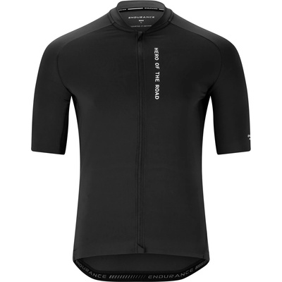 ENDURANCE Мъжка фланелка с къс ръкав за колоездене ENDURANCE Paxton Cycling/MTB S/S Jersey Cycling jersey - Black (056-3493-0111)