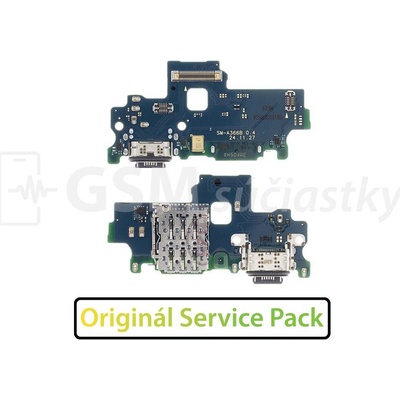 Doska nabíjania Samsung Galaxy A36 5G - nabíjací konektor, mikrofón Originál