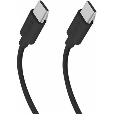 SBS TECABLETISSUETCCK USB-C/USB-C 60 W, 1,5m, černý