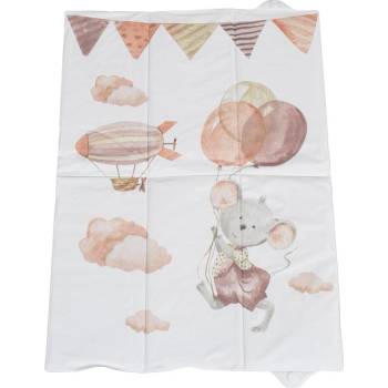 Cangaroo Сгъваема подложка за повиване Wild and free-Mouse (3800146272579)