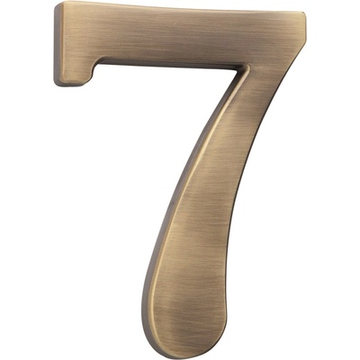 COBRA číslice 5cm Povrch: OFS - bronz česaný, Prevedenie: 7