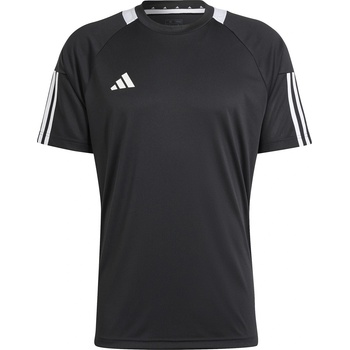 Image 1 of adidas Мъжка тениска Adidas Classic 3 Stripe Sereno T-Shirt Mens - Black/White