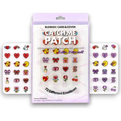 Catch Me Patch Obrázkové náplasti na akné EMOTICON LOVE YOURSELF 72 ks