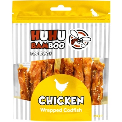 VO Huhubamboo tyčinky z tresky obalené kuřecím se sezamem 250 g