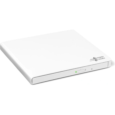 LG Hitachi-LG GP57EW40 Ultra Slim External DVD-RW, Super Multi, Double Layer, TV connectivity, White (GP57EW40.AHLE10B)