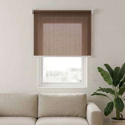 vidaXL Външна ролетна щора с блокировка на UV 90% Таупе 100 x 140 cm (42036144)