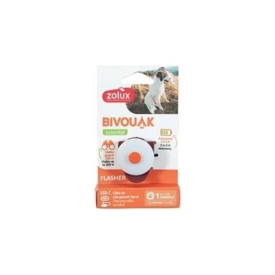 Zolux Světýlko blikací Bivouak USB červená 1 ks