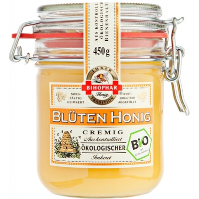 Bihophar med květový pastový BIO, 450 g