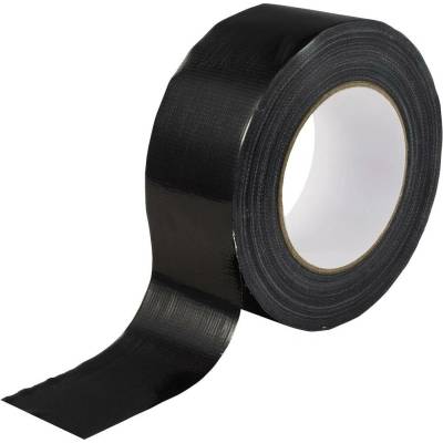 Toolcraft TO-10917636 Páska so skleným vláknom 50 m x 50 mm čierna 1 ks