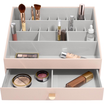 Stackers Органайзер за козметика Stackers отварящ се с чекмедже supersize розов (75780)