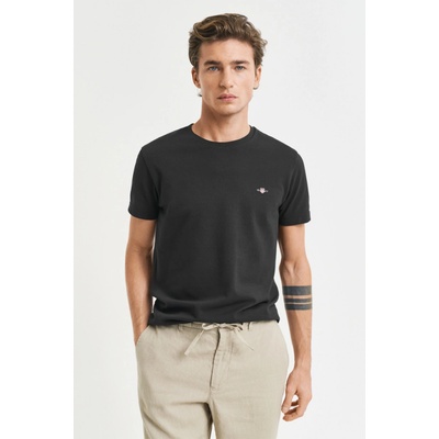 Gant slim pique SS black
