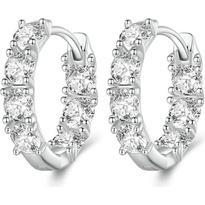 Grace Silver Jewellery stříbrné náušnice se zirkony Celina E-BSE734/116 stříbrná