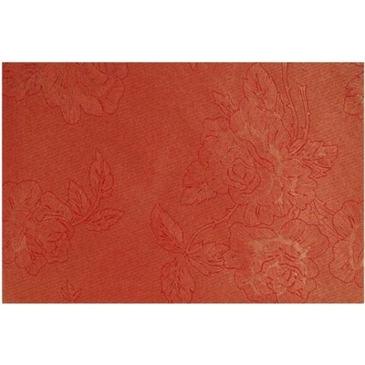 Obálka DL 220mm x 112mm metalická červená růže