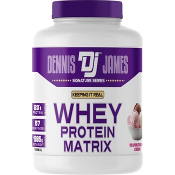 Dennis James Signature Series Whey Protein Matrix | 100% WPC [2000 грама] Неаполитански сладолед