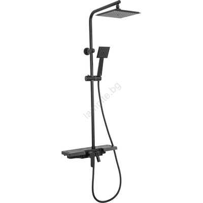 Rea Rea-p0636 - Комплект за душ bravo в матово черно (re0030)