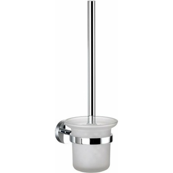 Aquaristo Style WC kefa na stenu ALDO s držiakom chróm-sklo
