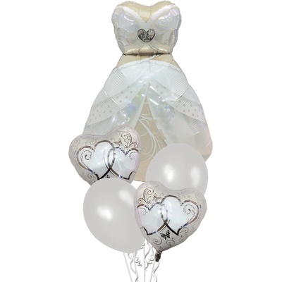 Godan 460409 Set fóliových balonů Svatební šaty