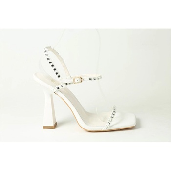 Image 1 of Chic Сандали Chic Women's Strappy Ankle Strap Flat Sandal - White