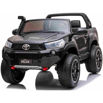 Lean Toys Elektrické autíčko Toyota Hillux nelakované čierne motor 4 x 45W batéria 2 x 12V/7Ah, 2021
