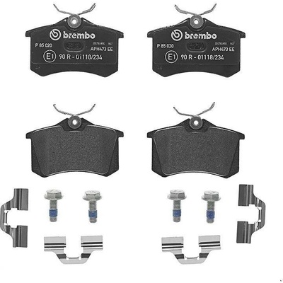 Sada brzdových destiček, kotoučová brzda BREMBO P 85 020X