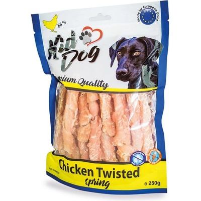 KidDog kuracie prsia v špirále, mäkké mäsko 250 g