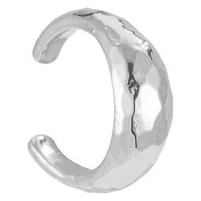 SARINES Stříbrný broušený earcuff z chirurgické oceli S1536