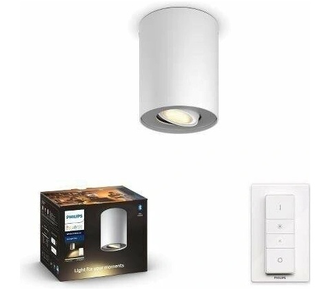 PHILIPS SVÍTIDLA, PH 8720169320291 Hue WA Pillar bodové LED svítidlo GU10 1x5W 350lm 2200-6500K IP20 bílá + ovladač - PHILIPS