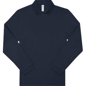 B&C Collection B&c my polo 180 lsl / Мъжка поло тениска с дълъг ръкав - тъмносиня 4xl (01u42500314)