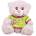 Амек Тойс Плюшена играчка Амек Тойс - Розово мече с тениска, 30 cm (10135)