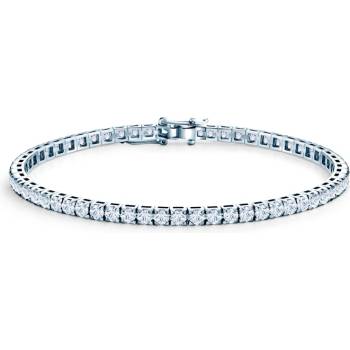Image 1 of SAVICKI Тенис гривна, бяло злато 585, бели сапфири 2.360К, 3.0mm. 17cm