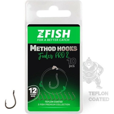 Zfish Háčiky Method Feeder Pro 2 10 ks Veľ 12