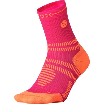 STOX Energy Socks Дамски чорапи за бягане STOX Energy Socks Women's Running Ankle Socks Running socks - Pink Fluo / Orange - размер 40-42 (EU) (207-2120-0213)