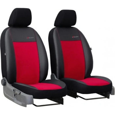 Autopoťah Pok-ter Exclusive Alcantara 1+1 predné Alcantara-koža červeno-čierne