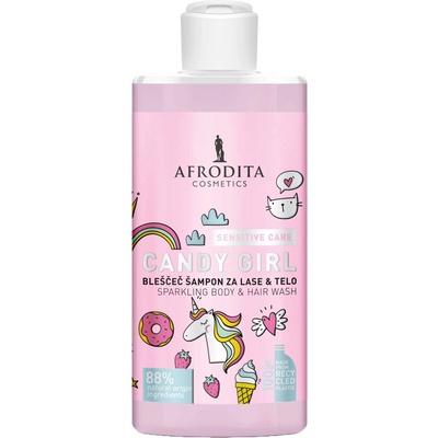 Afrodita Cosmetics Шампоан за коса и тяло Candy Girl, 320 ml