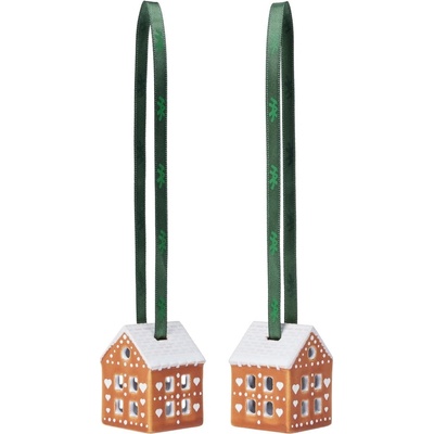Kähler Design Керамични Коледни украси в комплект 2 бр. 5 cm Gingerbread - Kähler Design (693537)