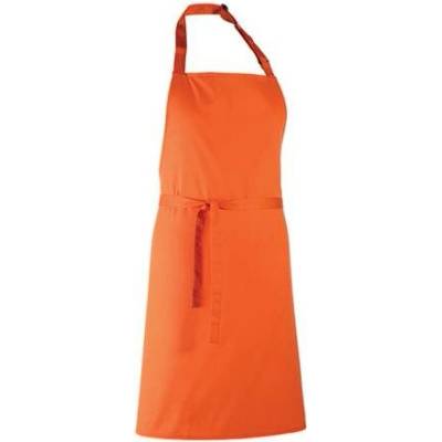 Premier Workwear Klasická zástěra za krk PR150 Orange Pantone 1655 72x86cm