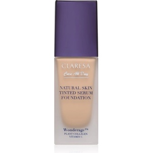 Claresa Care All Day Natural Skin Tinted Serum Foundation лек тониращ флуид за естествен вид цвят 1N Light Neutral 32ml