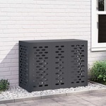 vidaXL Покритие за климатик Антрацит 110 x 50 x 80 cm Стомана (865906)
