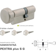 MPkovania DK - PEXTRA plus S G - s gombíkom, D 40 + V 55 mm, NIM - nikel matný
