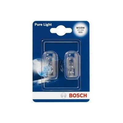 Bosch Pure Light W16W W2,1x9,5d 12V 16W 2 ks 1987301049
