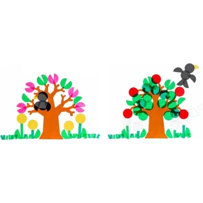 HABA Craft Kit Креативен комплект Сезонни картини за прозорец