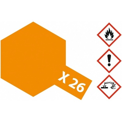 Tamiya Farba Acrylic MINI X-26 Clear Orange Gloss 10ml