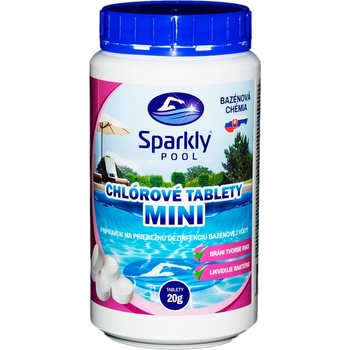 Sparkly POOL Chlórové tablety MINI 1 kg
