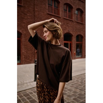 Image 1 of Moodo Кафяв свободен топ Moodo Moodo | Kafyav | ЖЕНИ | M