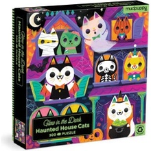 Haunted House Cats Glow in the Dark Mudpuppy,Caley Hicks 300 dielov