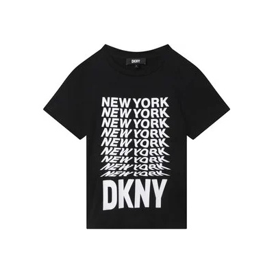 DKNY Тишърт D35S76 D Черен Regular Fit (D35S76 D)