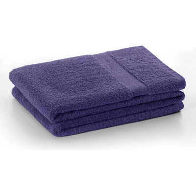 DecoKing Bavlněný uterák Mila 70x140 cm fialový