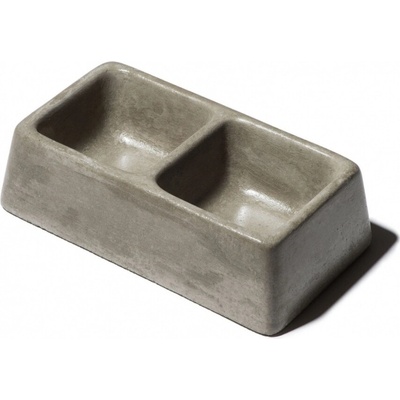 BE-MI Miska betonová dvojitá 2 x 0,3 l – Hledejceny.cz