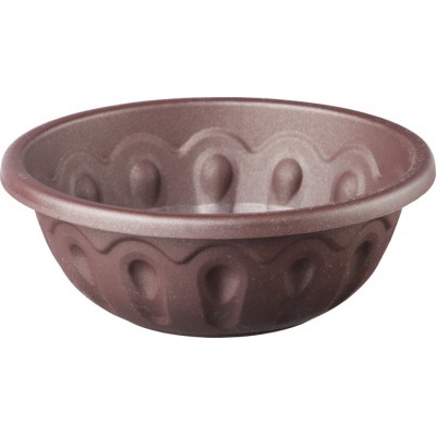 Plastia žardina Lea 18 cm čokoládový