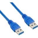 4World 08936 USB 3.0 AM-AM, 0,5, modrý